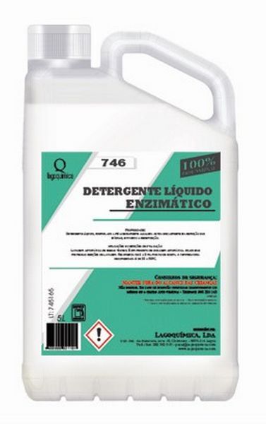 LQ-746 DEL-E Detergente L�quido Enzim�tico 20 lt