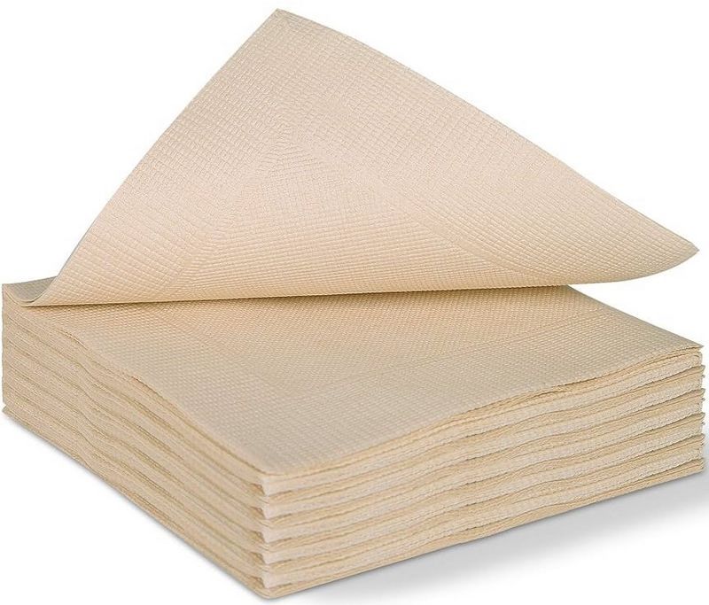 Guardanapo Ponto Ponto Kraft Eco Natur 33X33 - 30 X 50  = 1500 Fls