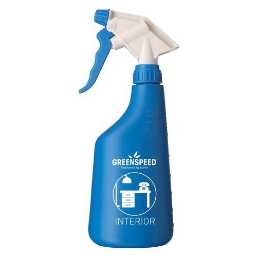 Frasco / Garrafa /de Pl�stico Spray Azul Interiores  650  ml  
