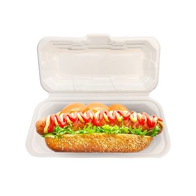Embalagem Cana de a�ucar HOT DOG 213 X 107 X 75 MM  Pack 50 Unidades