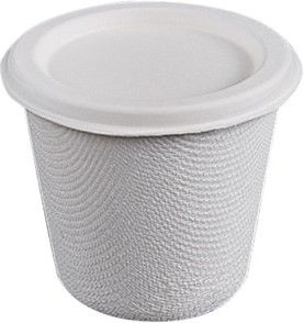 Molheira Biodegrad�vel  Cana de a�ucar Branco 70 cc + Tampa 100 Un