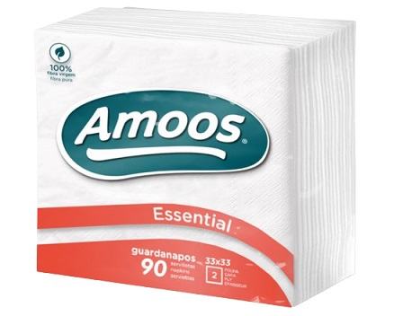 Guardanapos de Papel Essencial Folha Dupla 33x33 cm P 90