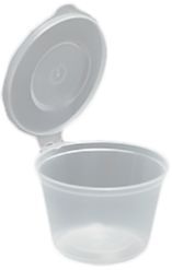 Molheiras reutiliz�vel Em PP Com Tampa Bisagra 120 Ml bisagra 50 Unidades