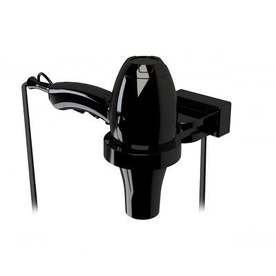 Secador de cabelo IBIZA com suporte universal Preto 1875W