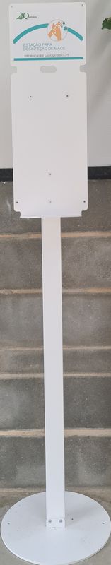 Poste para Doseador Branco 