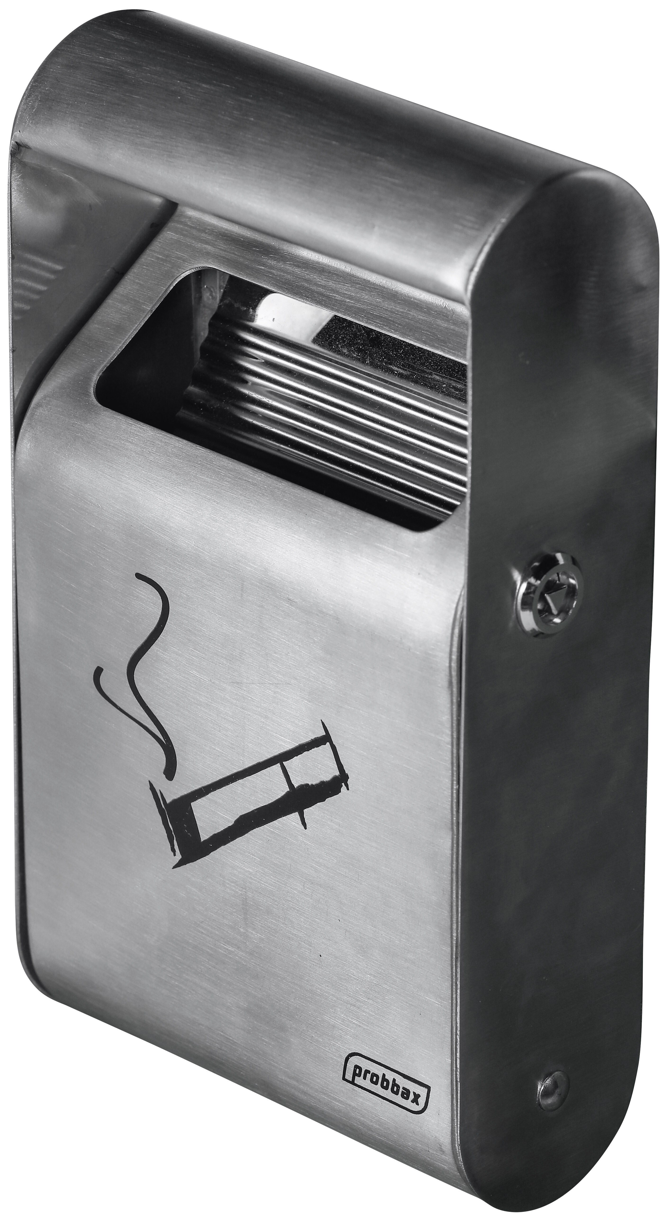 Cinzeiro Mural  Inox Escovado 1,5 Lt