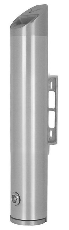 Cinzeiro tubular Mural a�o inox  2.40 Lt