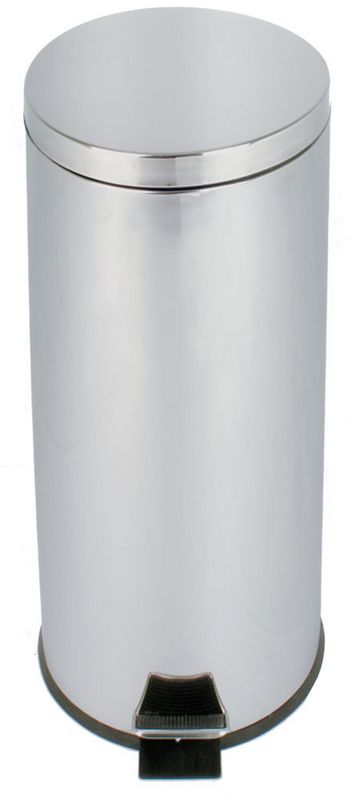 Papeleira com Pedal 30 Lt Inox brilhante 