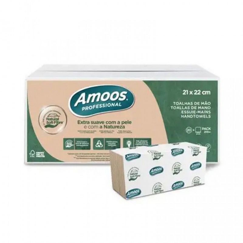 Toalhas De M�os 2F 21x22 NATURALLY SOFT  Cx 20X200 = 4000 Unidades