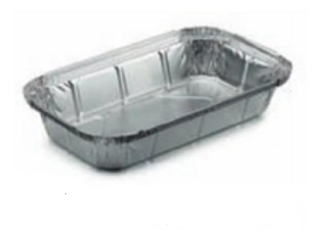 Embalagem Aluminio Rectangular 650 ML