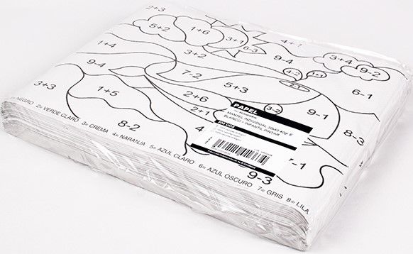 Toalhete Papel 30x40 Cm  Branco 40 Gr Deco Infantil 500 Unidades