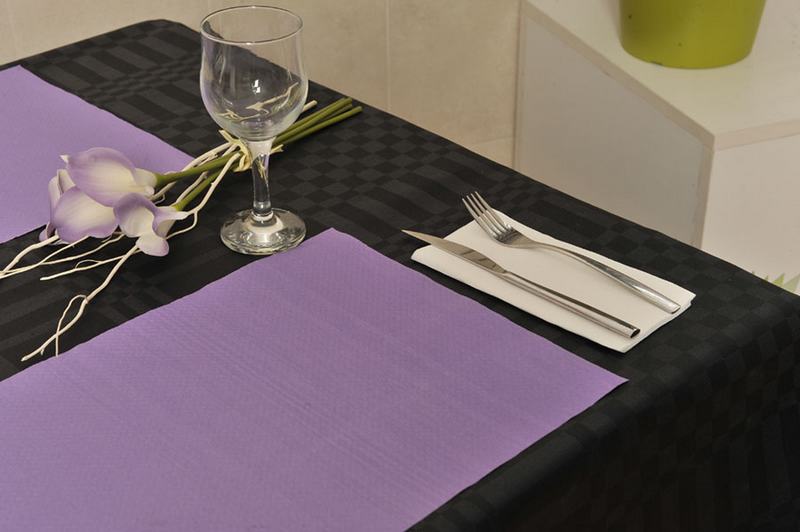 Toalhetes de mesa 30x40 Cm Lil�s CELULOSE 500 Unidades