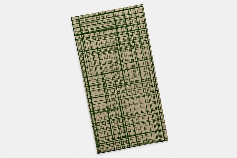 Guardanapo P/P 1/6 -30 X 40 Eco Natu  Urban verde  12X100 =1200 ud