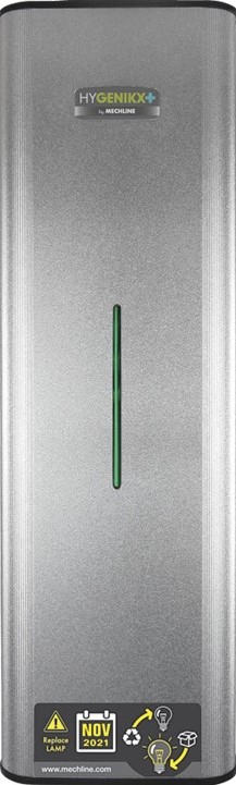 Purificador e esterilizador de ar e superf�cies Hygenikx AF-100