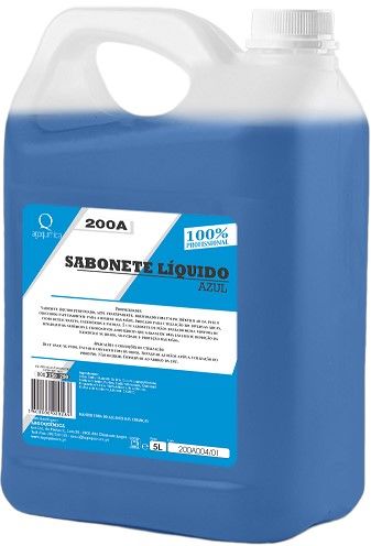 LQ-200 Azul Sabonete gel para as m�os, perfumado 5 Lt