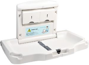 Frald�rio de parede rebat�vel horizontal.