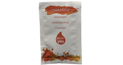Saqueta de Shampoo 10 Ml  Caixa 200 Unidades 