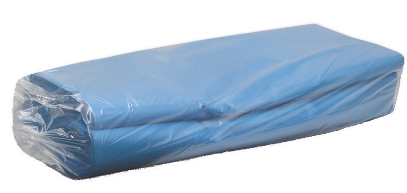 Saco pl�stico de lixo Medida: 125 X 1300 Azul Embalagem: 10Kg.