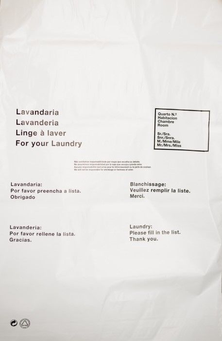 Sacos De Lavandaria HOTEL 35 x 60 x 0,25 BD Embalagem 1000 Unidades