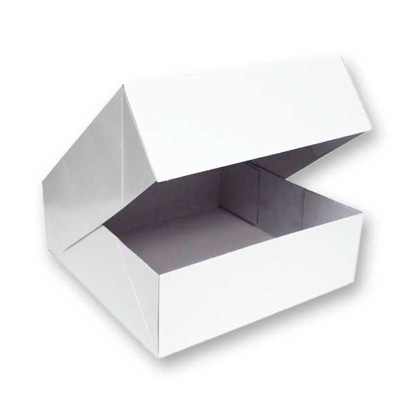 Caixa P bolos cartolina (fundo + tampa) 19 X 12 X 6 - P/8 Pack 100 Unidades