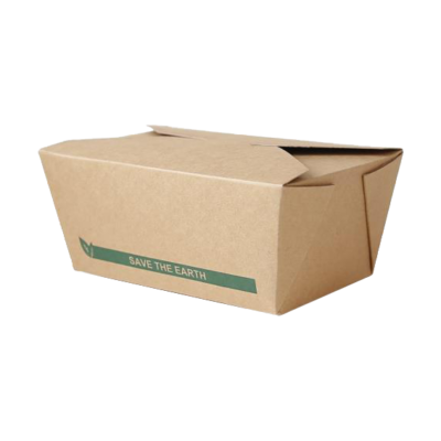 Caixa Cart�o Take Away Kraft  Rectangular Medida - 212 x 162 x 65 mm. Capacidade � 66 OZ - 1.900 ml 50 Unidades