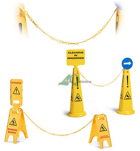 CORRENTE PLSTICA PARA PLACA DE SINALIZAO - 1 ME TRO 