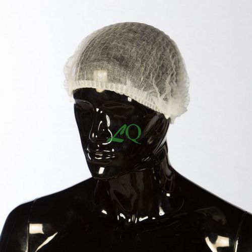 Touca Clip  tipo acordeon em polipropileno Branca Tipo Harm�nio 1 X 100 Unidades