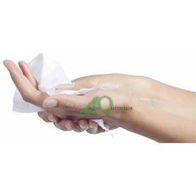 Toalhita Refrescante Lim�o  6x8 CM Caixa de 10 Unidades