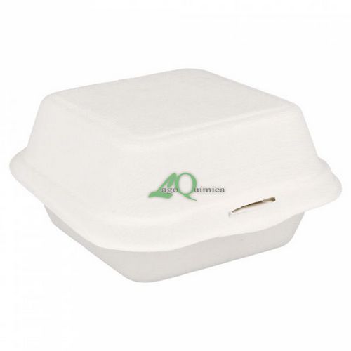 Caixa Hamburguer Cana de A�ucar 153 x153 x 77 Pack 50 Unidades