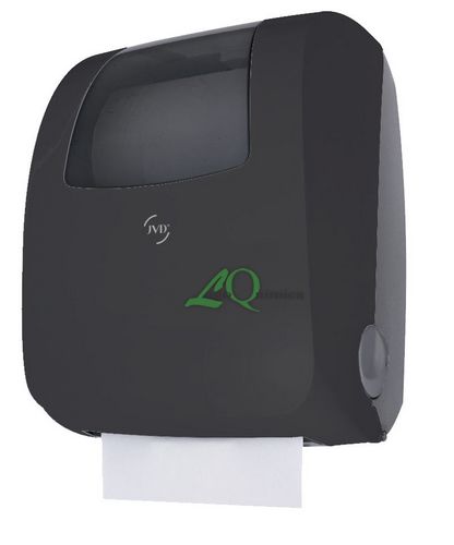 Dispensador Toalheiro autom�tico Cleantech preto mate