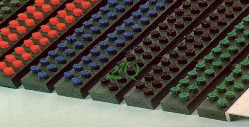 Tapete aluflex escova tripla Tapete logotipo 1 cor 22mm espessura PRE�O M2 