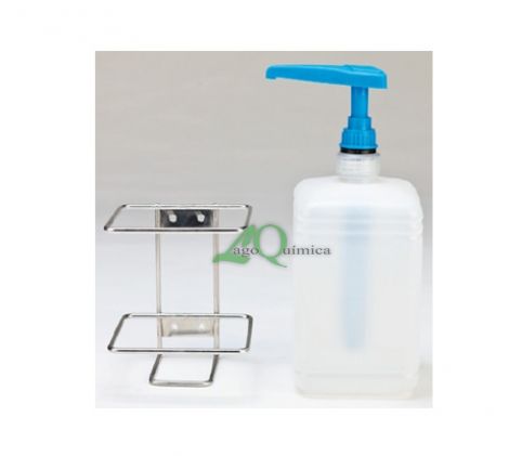 Doaseador industrial  com suporte de a�o inoxid�vel para creme/gel