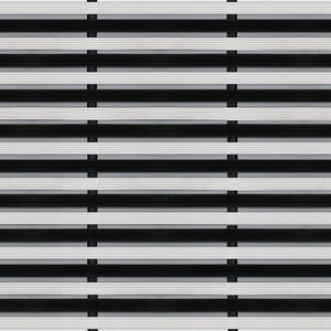 Tapete alum�nio tubular quadrado estriado 15x15x1.5mm  Alum�nio:   Cor Natural PRE�O M2 