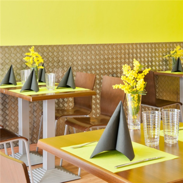 TOALHETE DE MESA SNACK SPUNDBOND LIMA LIM�O 30x40cm 200 UNIDADES