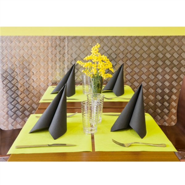 TOALHETE DE MESA SNACK SPUNDBOND LIMA LIM�O 30x40cm 200 UNIDADES