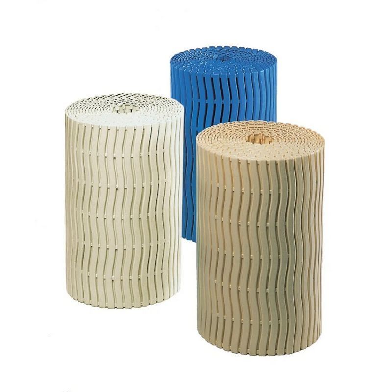 TAPETE AZUL EM ROLO PERFURADO SOFT-STEP  metro linear