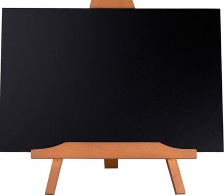 LADO DUPLO DO QUADRO + POSI��O EM MESA 35,5x21,8x18 CM PRETO MADEIRA (1 UNIDADE)