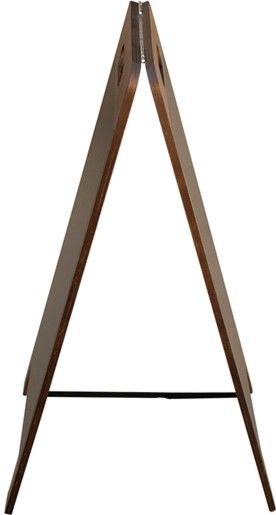 ARD�SIA EM �NGULO 2 LADOS MAGN�TICA 38x45x78 CM PRETO MADEIRA (1 UNIDADE)