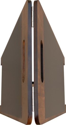 ARD�SIA EM �NGULO 2 LADOS MAGN�TICA 38x45x78 CM PRETO MADEIRA (1 UNIDADE)