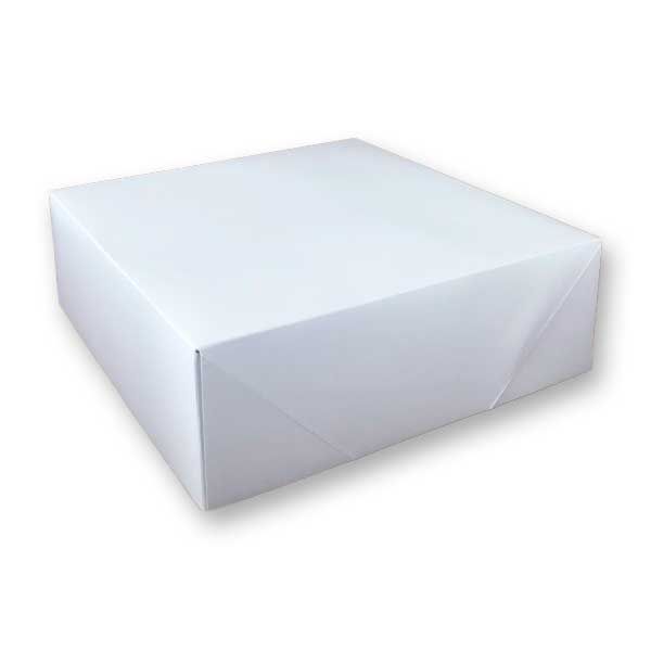 Caixa P bolos cartolina (fundo + tampa) 19 X 12 X 6 - P/8 Pack 100 Unidades