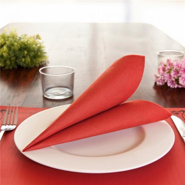 GUARDANAPO PONTO POR PONTO 40X40 VERMELHO 1200 UNIDADES