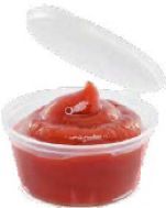 Molheiras reutiliz�vel Em PP Com Tampa Bisagra 70 Ml bisagra 50 Unidades