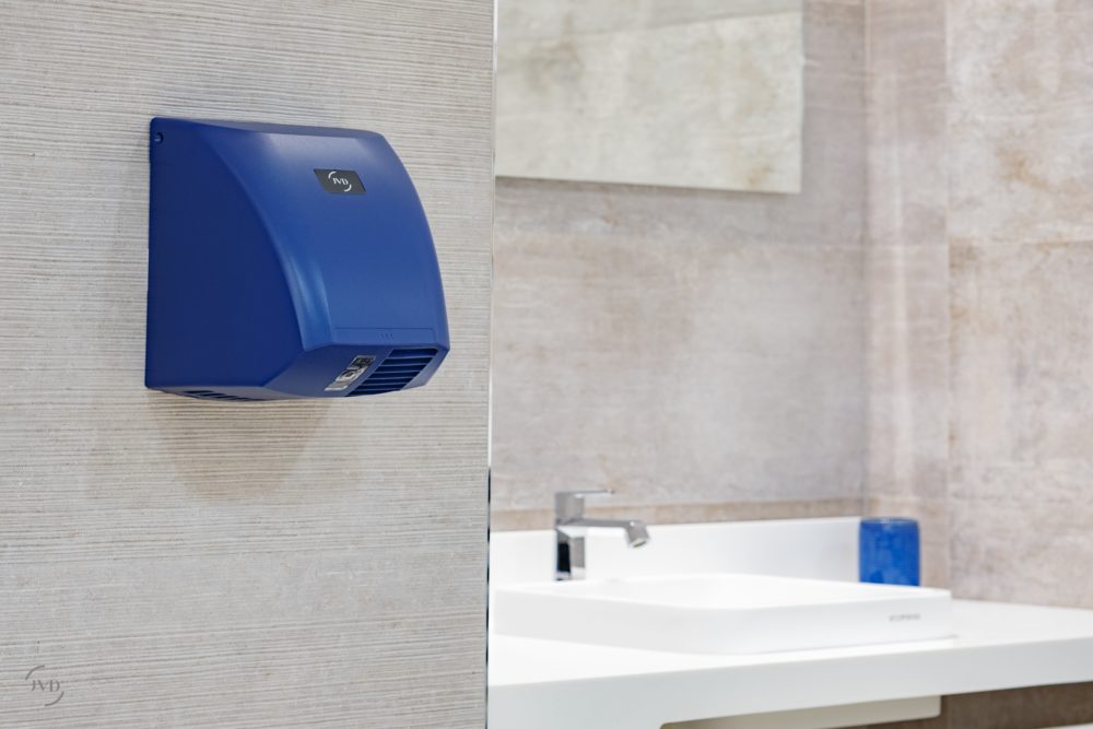 Secador de m�os ZEPHYR Azul Autom�tico