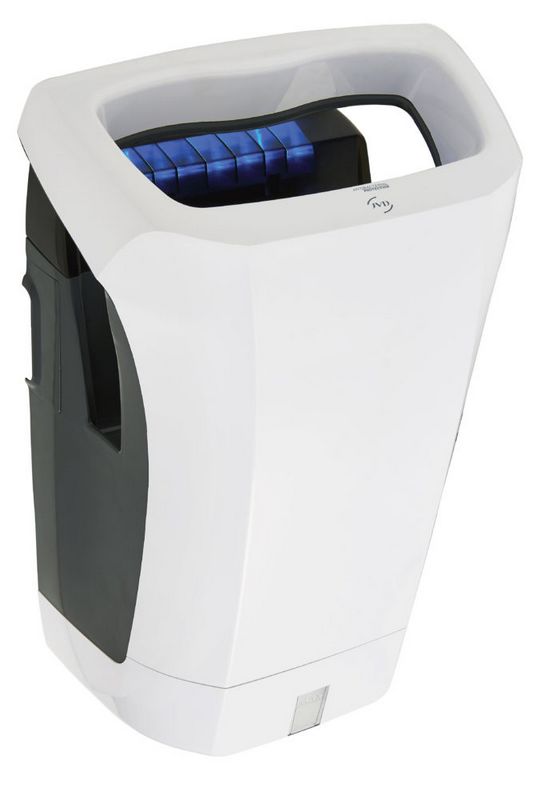 Secador de m�os Stell Air autom�tico em cor branco. Secagem ultrarr�pida.