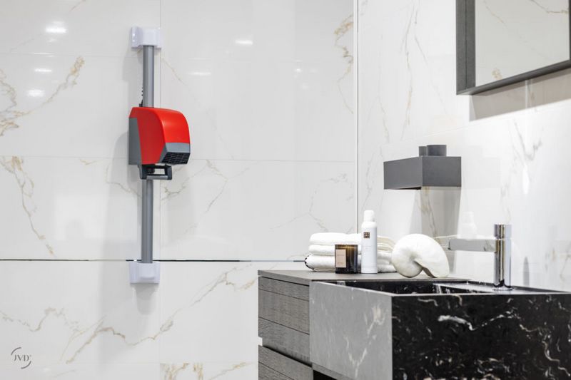 Secador de Cabelo Para Balne�rio Alta Resist�ncia 2000W Vermelho