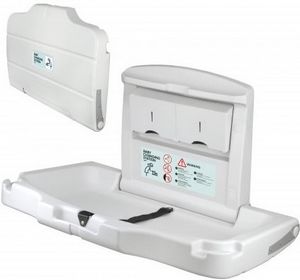 Frald�rio de parede rebat�vel horizontal.